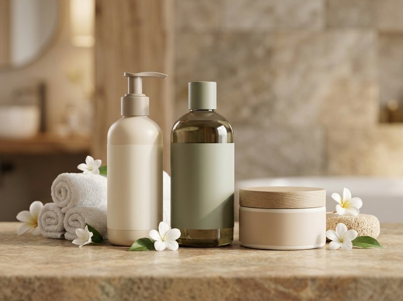Body care lotions, shower gels, and personal hygiene products